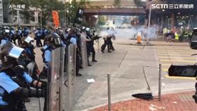 香港,反送中,香港三罷,催淚彈（圖／AP授權）