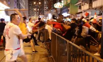 白衣的黑道再襲擊　這次落荒而逃