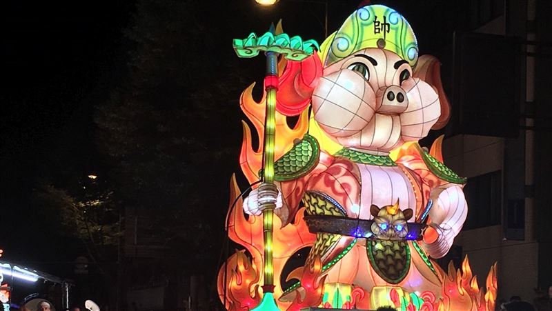 日本青森睡魔祭　台灣燈會花燈首登場