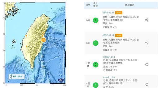 花蓮地震　海上古道玻璃破裂暫時封閉