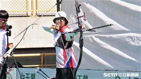 中華隊射箭國手蘇思蘋。（圖／記者劉家維攝影）