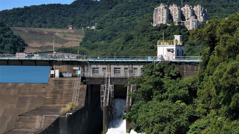 利奇馬恐襲台　石門水庫先調節性放水