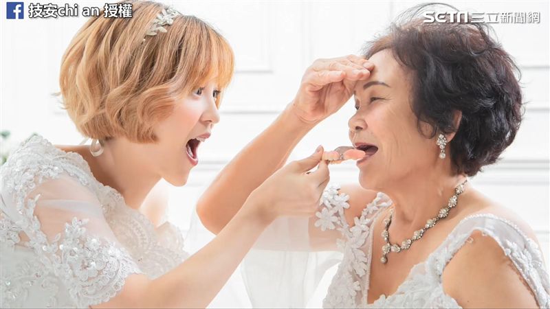 沒跟阿公拍到！她暖邀奶奶拍嬤孫婚紗