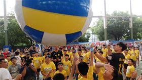 台電公司,排球夏令營,台中市,打造運動島,團隊(來源:中央社)