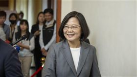 蔡英文總統6日上午出席「第49屆『亞洲太平洋國會議員聯合會』（APPU）開幕典禮」後受訪。（圖／總統府提供）