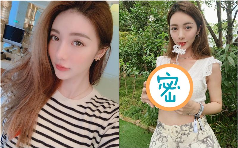 吳亞馨捧椰子暢飲　雙手位置太邪惡