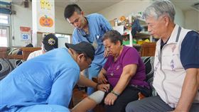 金門縣,金沙鎮,誤踩地雷,截肢,台北榮民總醫院,相助(圖/中央社)