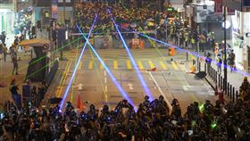 香港浸會大學學生會,持攻擊性武器,雷射筆,爆發衝突,驅離示威者（圖／中央社）