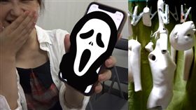 李佳豫（右）表示正在學一門詭異的恐怖課程。（圖／記者蕭翰弦攝影）