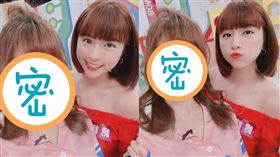 孟潔（左）常被誤認為是啦啦隊女神峮峮（右）。（圖／Lamigo桃猿隊提供）