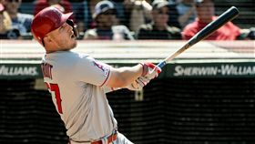 ▲楚奧特（Mike Trout）近6戰敲4轟天使苦吞6連敗。（圖／美聯社）