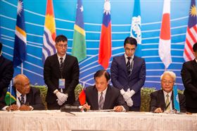 ▲APPU第49屆年會閉幕式由立法院長蘇嘉全主持 。（圖／蘇嘉全辦公室提供）