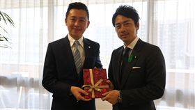 林智堅、小泉進次郎（翻攝自林智堅臉書）