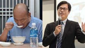 陳其邁，韓國瑜　圖／陳臉書，高市府提供