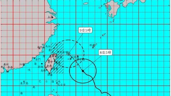 08:30發陸警！利奇馬恐轉強颱