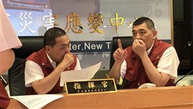 侯友宜坐鎮應變中心,新北市府提供