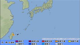 0808宜蘭外海地震_圖／日本氣象廳
