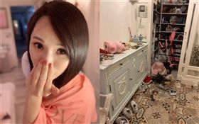 地震,伊能靜（圖／翻攝自伊能靜微博）