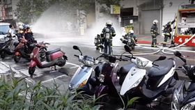 台北,地震,南港,瓦斯漏氣,災情,園區路。翻攝畫面