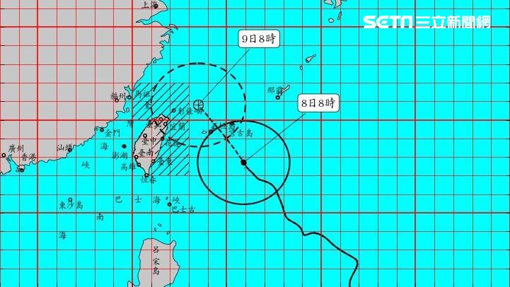 利奇馬成強颱！海上陸上颱風警報齊發