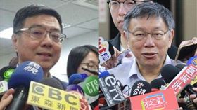 柯文哲,卓榮泰 圖/黃宣尹攝影,黎冠志攝影