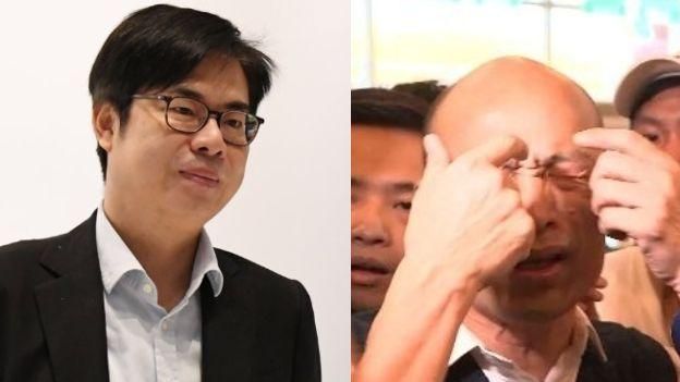 韓國瑜演講惹議　陳其邁：擦護唇膏？
