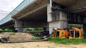 颱風利奇馬,陸上警報,移動式抽水機,沙包,防災(圖/嘉義市政府提供)