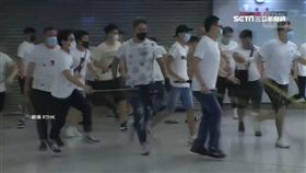 反送中,港島東遊行,北角,黑衫軍,黑白衝突