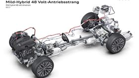 ▲The new Audi A8全車系搭載48V輕型複合動力系統。（圖／翻攝網站）