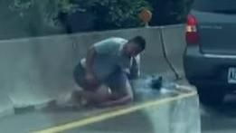 國道,糾紛,扭打,掛彩(爆料公社)