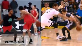 NBA／傻眼！美超強高中生硬吃柯瑞
NBA,金州勇士,Stephen Curry,Chet Holmgren
翻攝自推特Ballislife