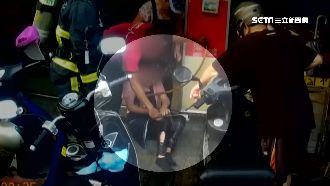 瓦斯罐砸地迸火花引爆炸！早餐店2傷