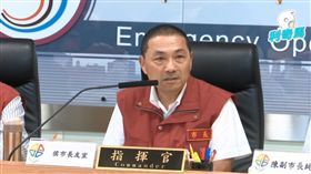 侯友宜：睡辦公室全面迎戰利奇馬強颱（圖／翻攝自侯友宜臉書）