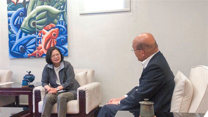 利奇馬來襲　蘇揆向小英報告整備情況