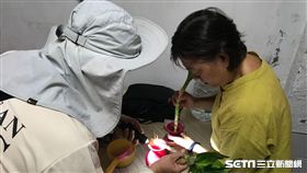 疾管署防疫人員於台南市東區執行孳生源查核。（圖／疾管署提供）