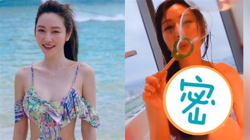 颱風天脫了！曾莞婷邪惡視角送雪乳