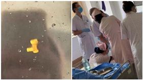 1歲女兒誤吞積木！媽嚇壞「嘴對嘴」猛吸　下秒換自己慘了（圖／翻攝自微博）