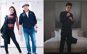 寵女兒幫追星！星二代接視訊見彭于晏　秒拋男友喊：我單身（圖／翻攝自姜麗文臉書）