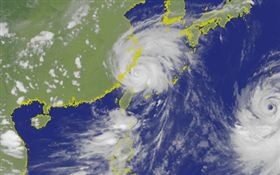 利奇馬17：30陸警解除！中南部留意「西南風甩雨」（圖／翻攝自中央氣象局）