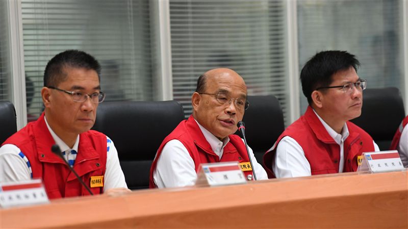 柯文哲稱颱風假多放　蘇揆卻這麼說