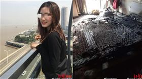 天津,人妻,鐵錘,燒死（圖／翻攝自微博）