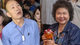 韓國瑜,陳菊 圖/高市府提供,陳菊臉書