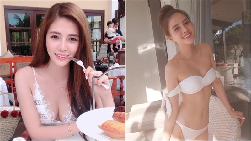裙底看光光！女模歐洲曬雪乳邪惡視角