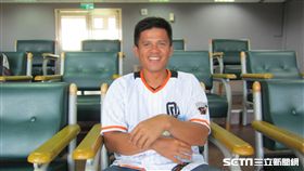 ▲統一獅邀請OB選手張志強到花蓮球場見面會。（圖／記者蕭保祥攝影）