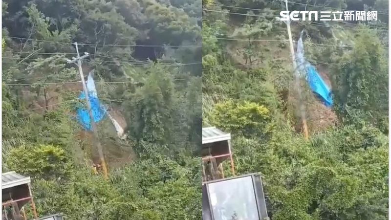 驚悚畫面曝光！南投縣仁愛鄉驚傳坍方