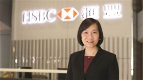 匯豐,董事長,銀行,黃碧娟。(圖/翻攝自推特)