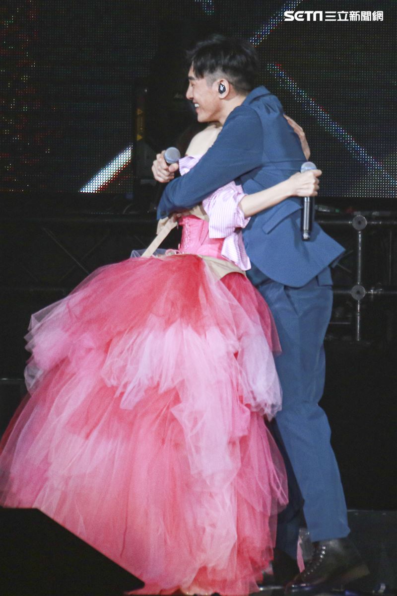 周慧敏「一萬天荒愛未老」出道30周年演唱會，張立昂出席擔任嘉賓 。（圖／記者林士傑攝影）