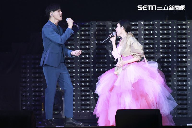 周慧敏「一萬天荒愛未老」出道30周年演唱會，張立昂出席擔任嘉賓 。（圖／記者林士傑攝影）