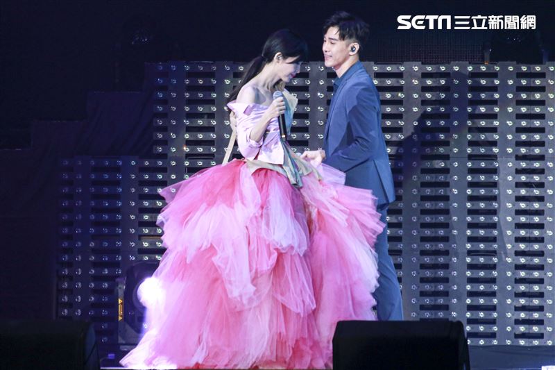 周慧敏「一萬天荒愛未老」出道30周年演唱會，張立昂出席擔任嘉賓 。（圖／記者林士傑攝影）