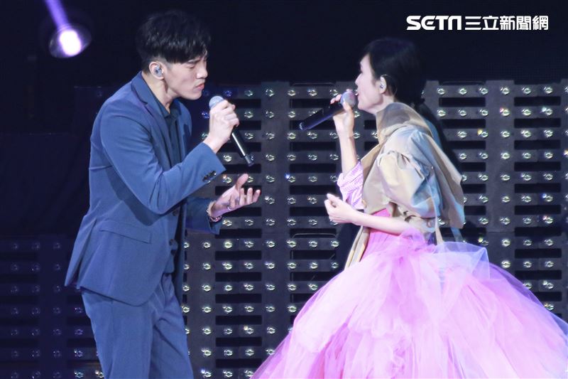 周慧敏「一萬天荒愛未老」出道30周年演唱會，張立昂出席擔任嘉賓 。（圖／記者林士傑攝影）